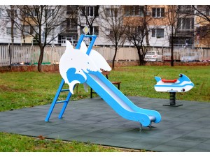 Детская горка "Акула" КМТ 14-7