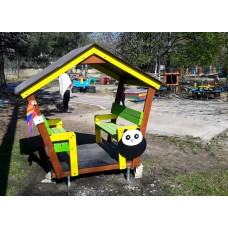 Детская беседка со скамейками Б 21