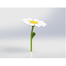 Теневой навес на песочницу  "Ромашка" Б 22