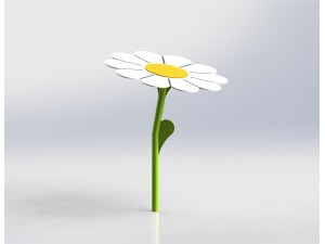 Теневой навес на песочницу  "Ромашка" Б 22