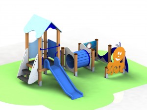 Детский игровой комплекс КД 44 "Морское дно"