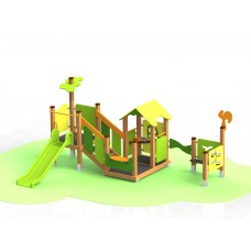 Детский игровой комплекс КД 46 "Лесной теремок"