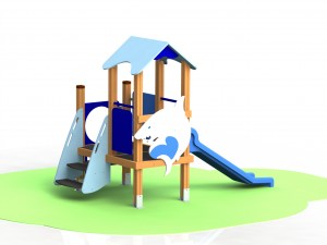 Детский игровой комплекс КД 54 "Акула"