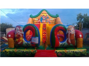 Надувная горка Бурундуки