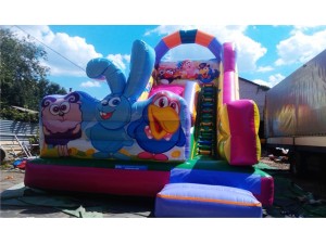 Надувная горка Лесные друзья