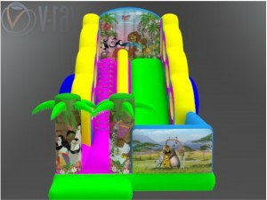 Надувная горка Сафари