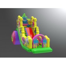 Надувная горка Тролли