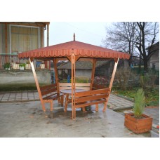 Беседка Классика пятиугольная