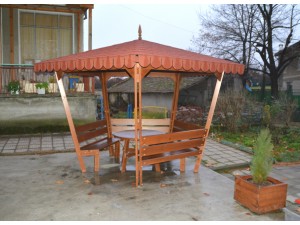 Беседка Классика пятиугольная