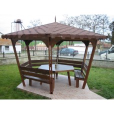 Беседка Классика шестиугольная