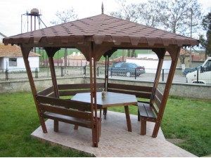 Беседка Классика шестиугольная