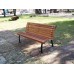 Скамейка парковая со спинкой П 16