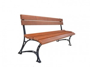 Скамейка Ретро с чугунными ножками